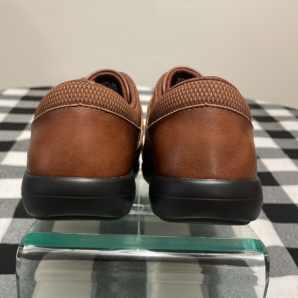 LIKE NEW! Alegria Danni Saddle Brown Vegan Leather Shoes 39/US 9 Slip Resistant - Picture 4 of 14